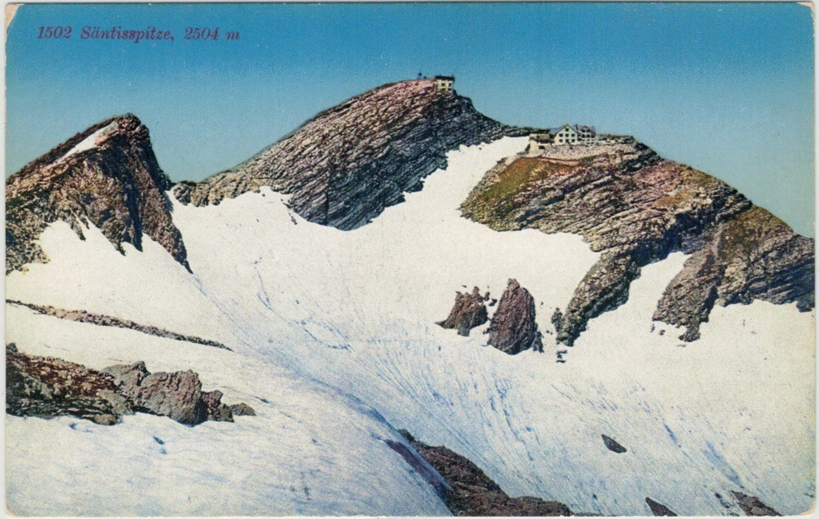 Cartoline postali: AR 13 Säntisspitze – Nuovo (secondo la descrizione) da Fribourg venduto da philafri
