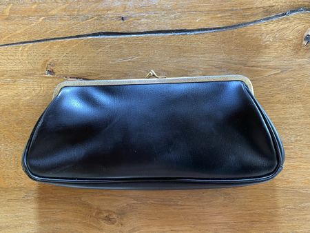  Vintage Clutch Leder Tasche
