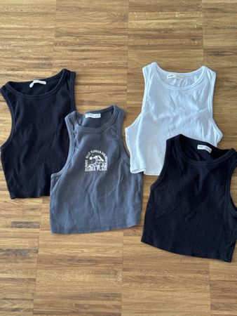 4er Set Damen Tops Gr.S/M