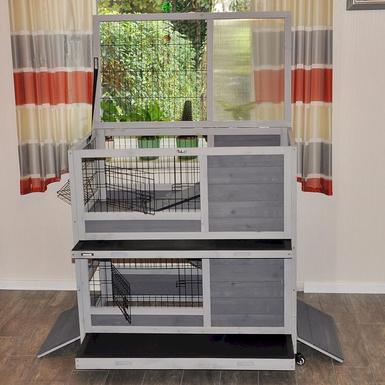 Cages, transport & sécurité: Indoor Kleinstierstall Belinda grau – Neuf avec emballage d'origine à Bottighofen par zaap 4