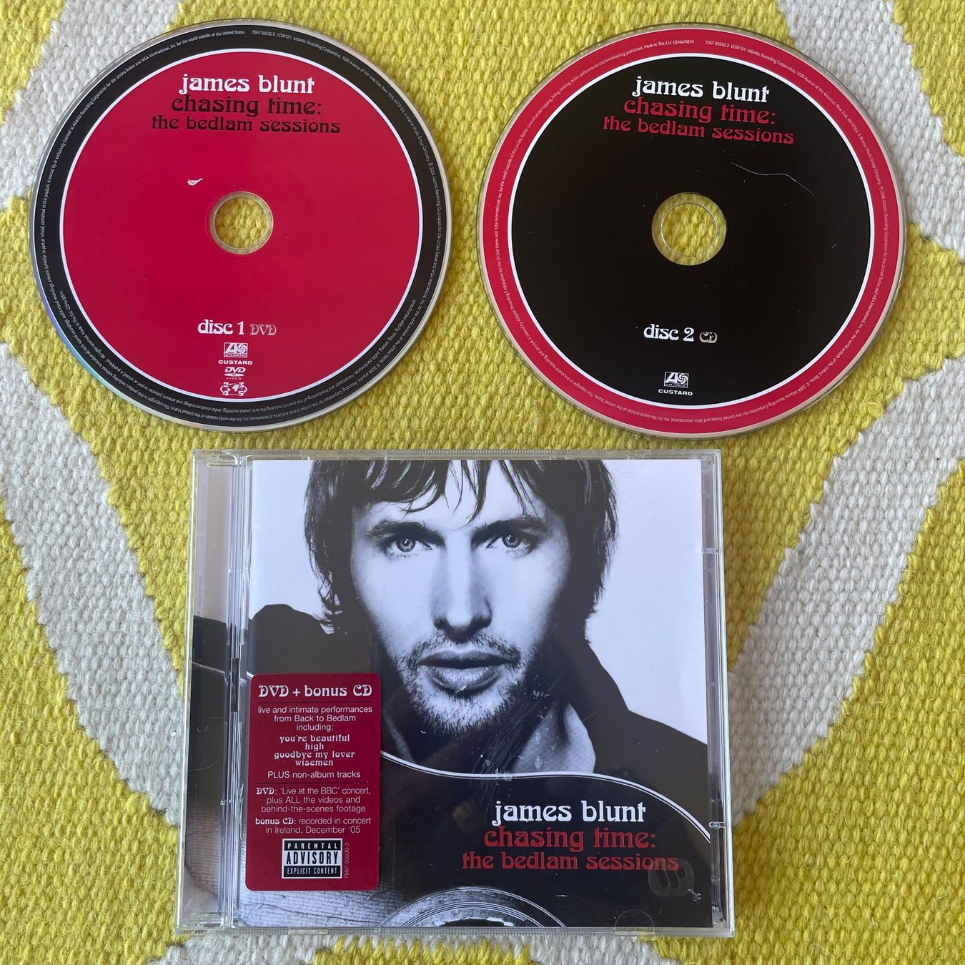 CD: JAMES BLUNT-CD+DVD CHASING TIME:THE BEDIAM SESSIONS – Usato da Rorschacherberg venduto da CD-Roli