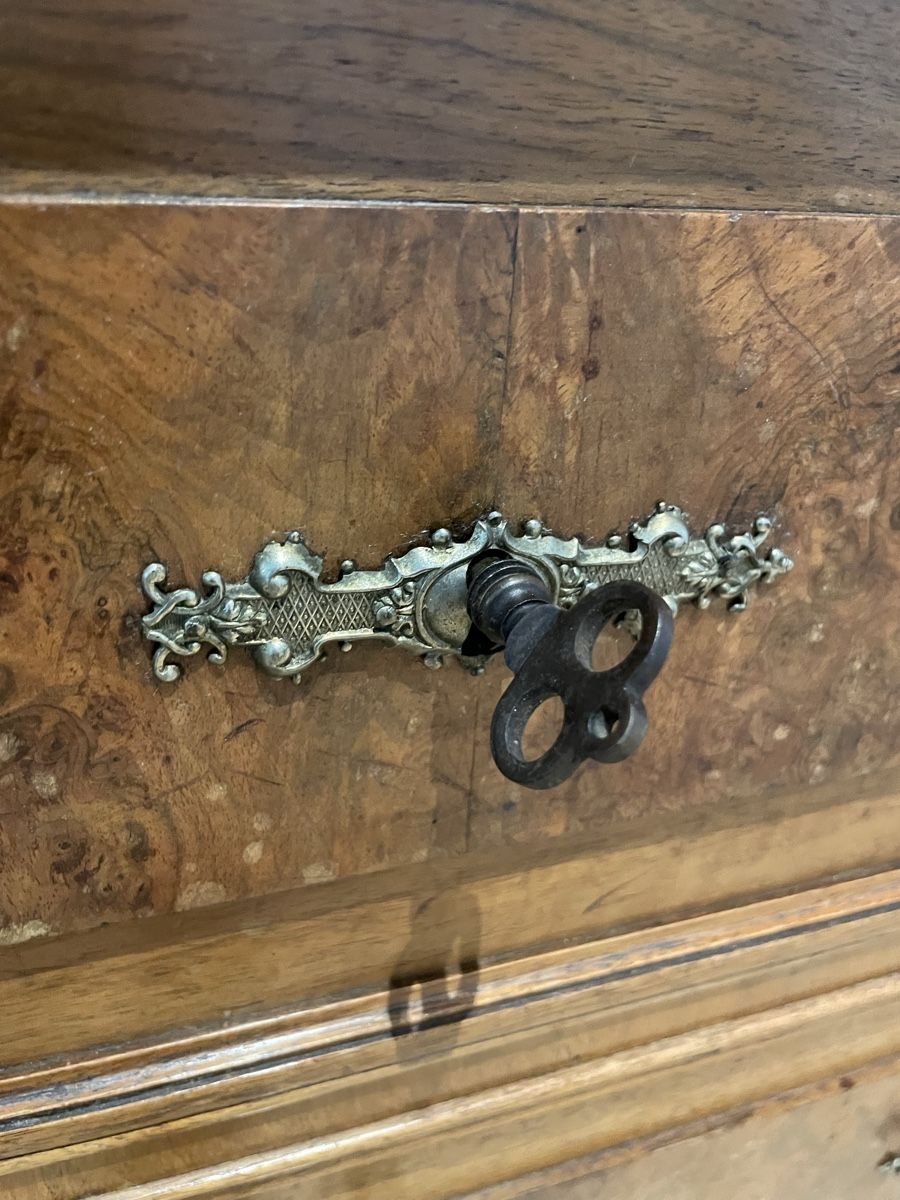 Cassettiere: Antike Kommode mit Spiegel und Marmorplatte, Top! – Usato da Rothenburg venduto da JiGaBi 7