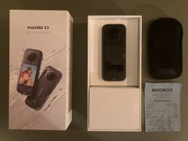 Insta360 X3 360 Action Cam inkl. Zubehör neuwertig