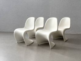 Vitra Panton Chairs von Verner Panton – Weiss, Produktion 2
