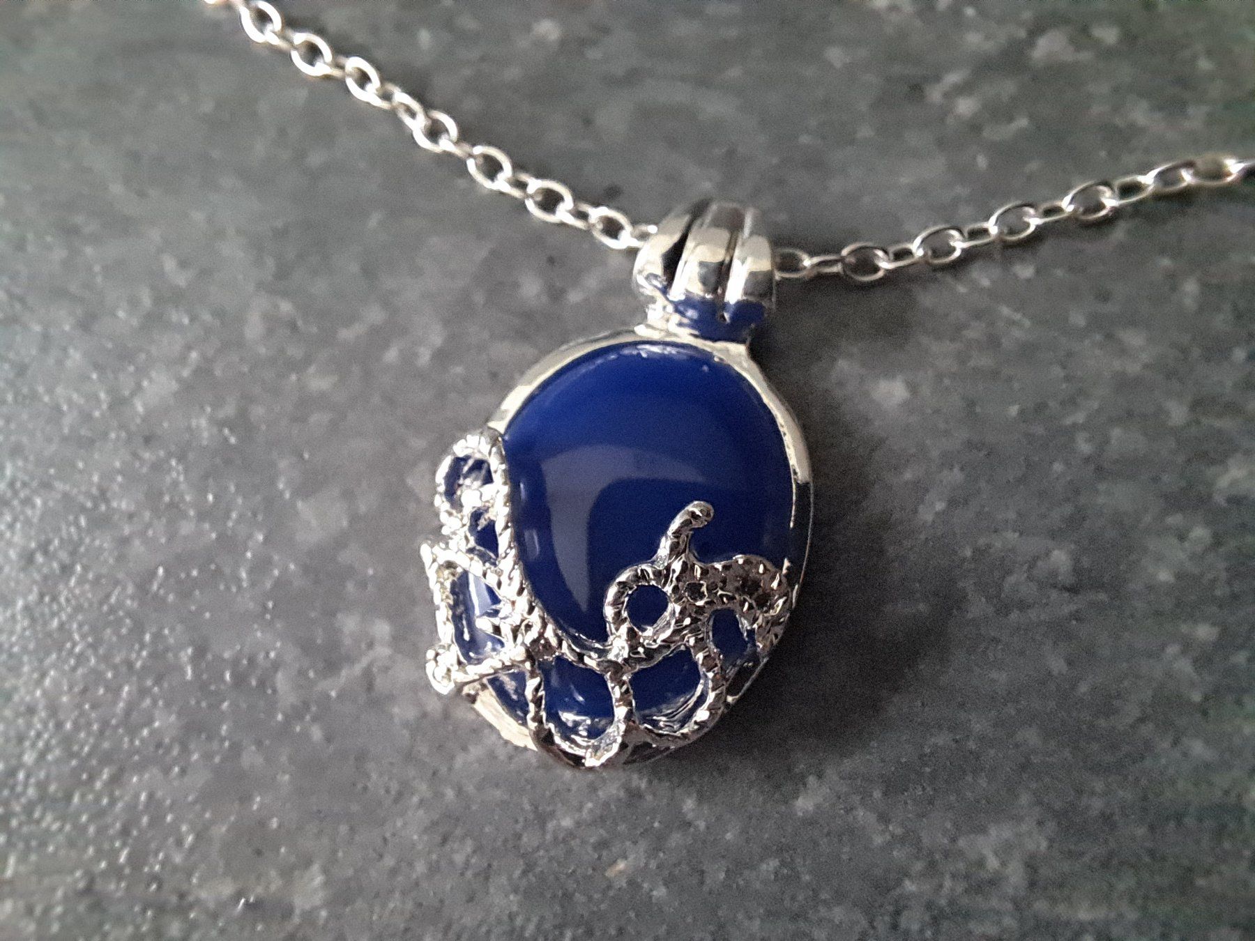 Catenine: Collier en opale plaqué argent – Nuovo e nell'imballaggio originale da St-Imier venduto da supernova21 3