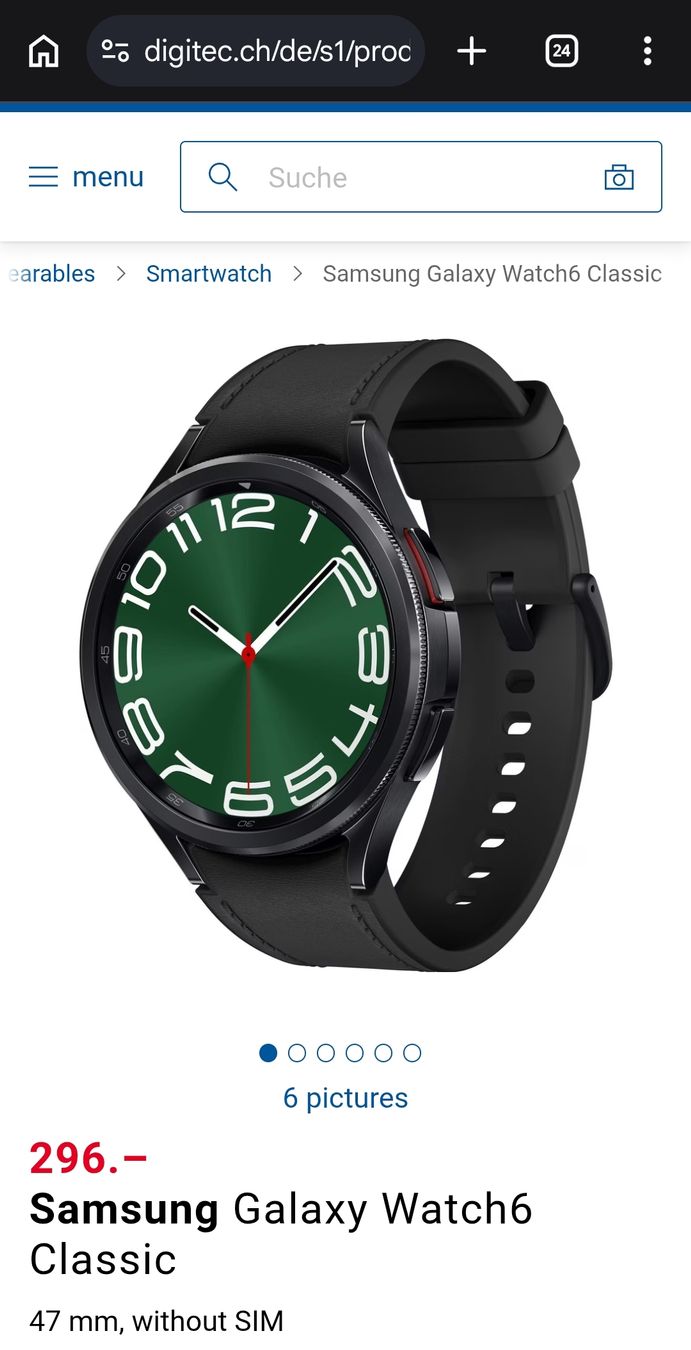 Samsung Smartwatch: Samsung Galaxy Watch 6 Classic 47mm – Usato da Basel venduto da Nora2020 5