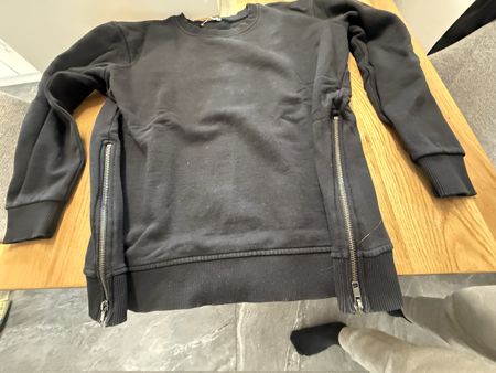 LTB Sweatshirt, schwarz, Gr. M, Reissverschlüsse Seiten