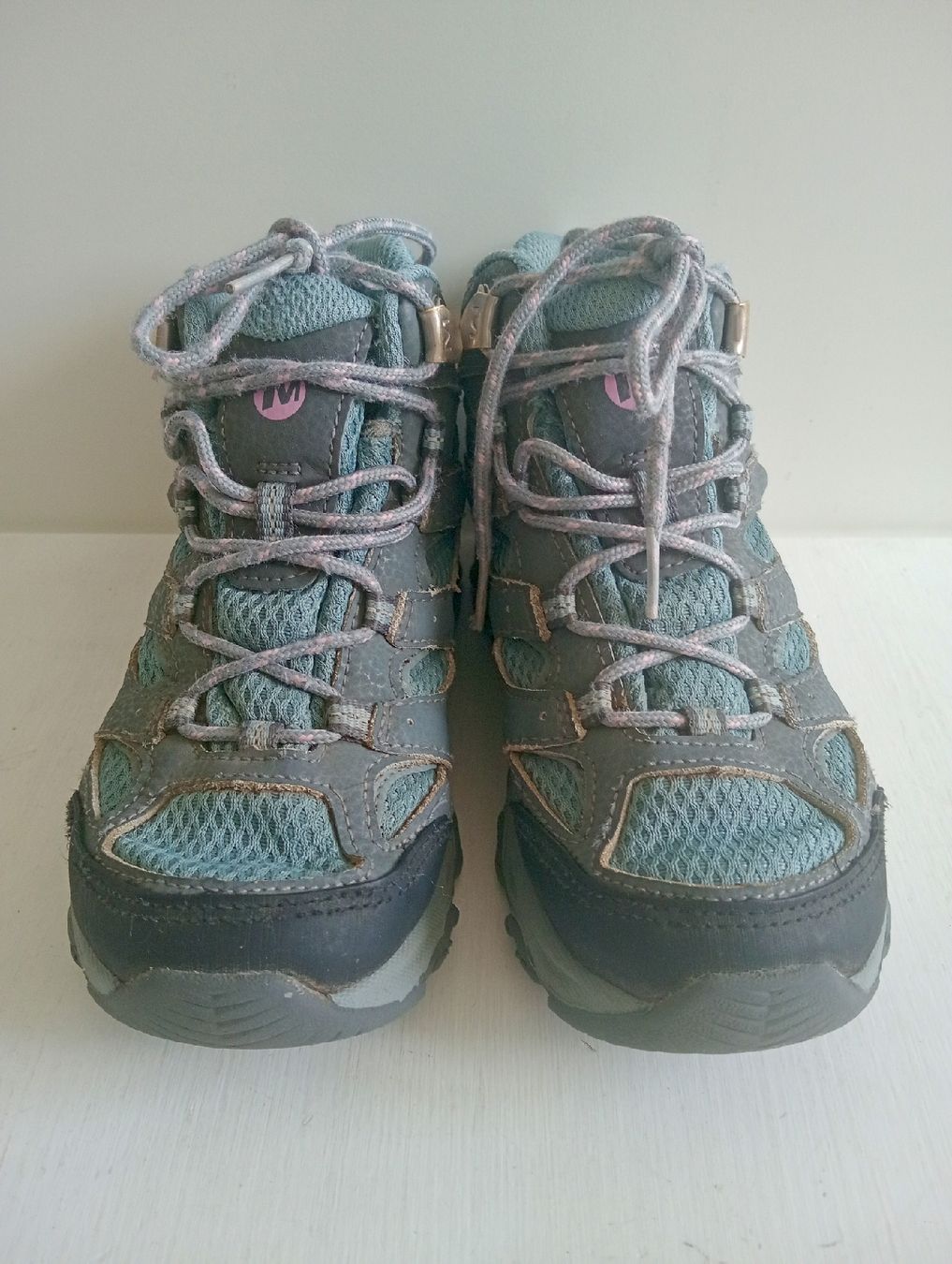 Merrell Scarpe per ragazzi: Merrell Moab 3 Mid WP Leder/Textil Blue Waldschule Gr. 32 – Usato da Allschwil venduto da Evgeniia78 1
