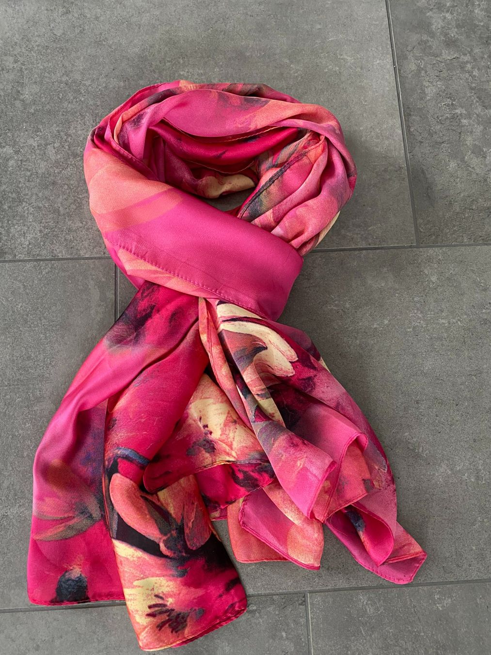Foulards, Tücher & Schals: Wunderschöner Sommerschal,gross ,pink gemustert,NEU – Neu (gemäss Beschreibung) aus Sarmenstorf von Nathi013 3