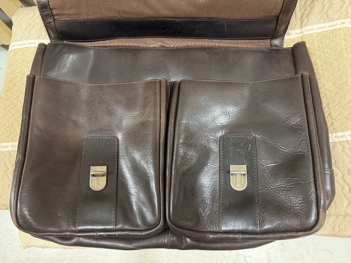 Maddison Borse: Cartable Maddison cuir brun ordinateur / business – Usato da Porrentruy venduto da Aussie25 6