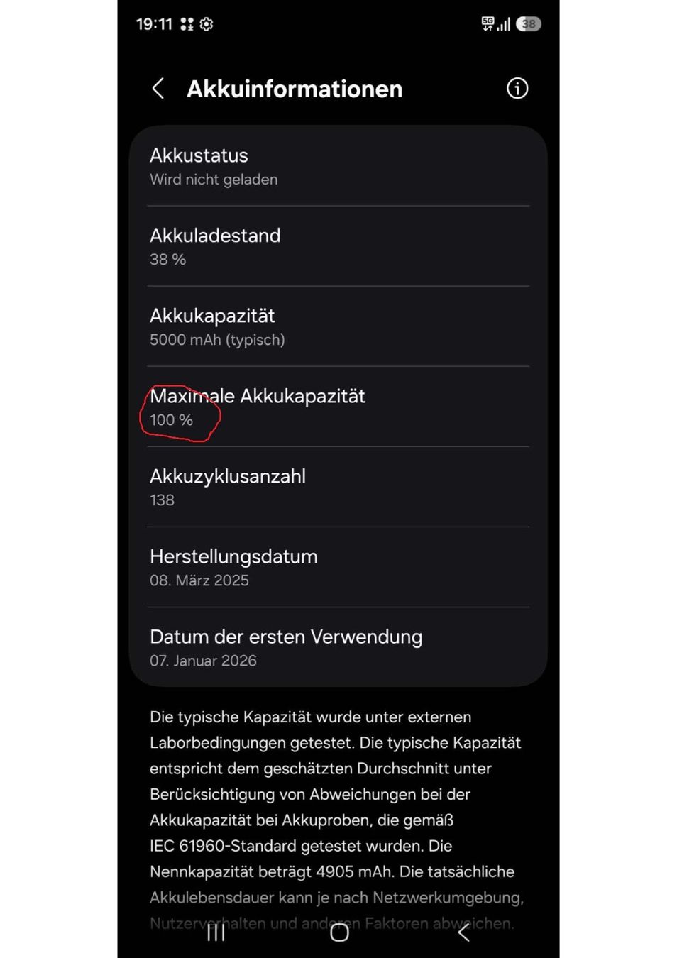 Samsung Portables: Samsung Galaxy A56 5G 128GB – D'occasion à Bern par Griffs_jetzt_zue 7