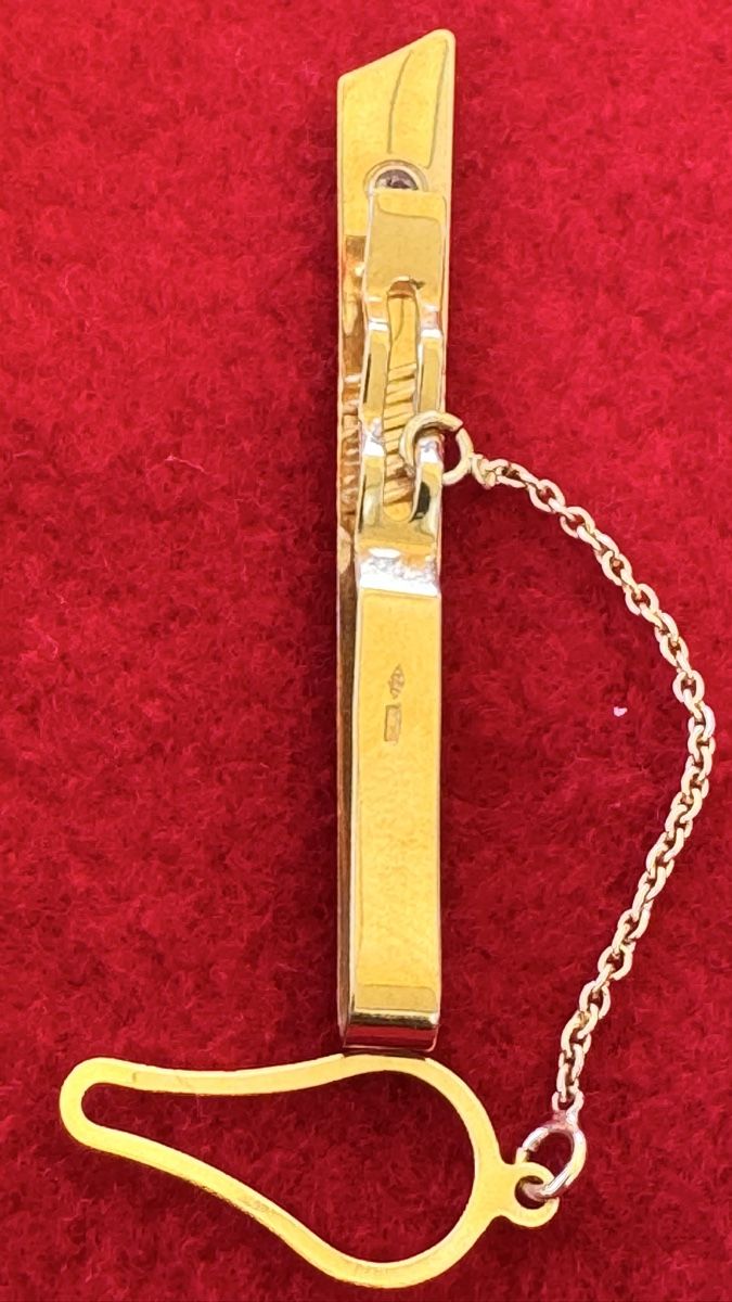 Krawatten: Vintage 18k Kravatten Halter mit Brilliant – Gebraucht aus Untersiggenthal von TimeandShine 2