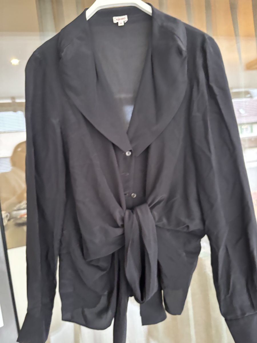 Kenzo Camicette: Damen Bluse Kenzo Schwarz Groesse 38  – Usato da Schattdorf venduto da natakara