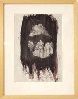 Tusche Zeichnung: Selbstportrait