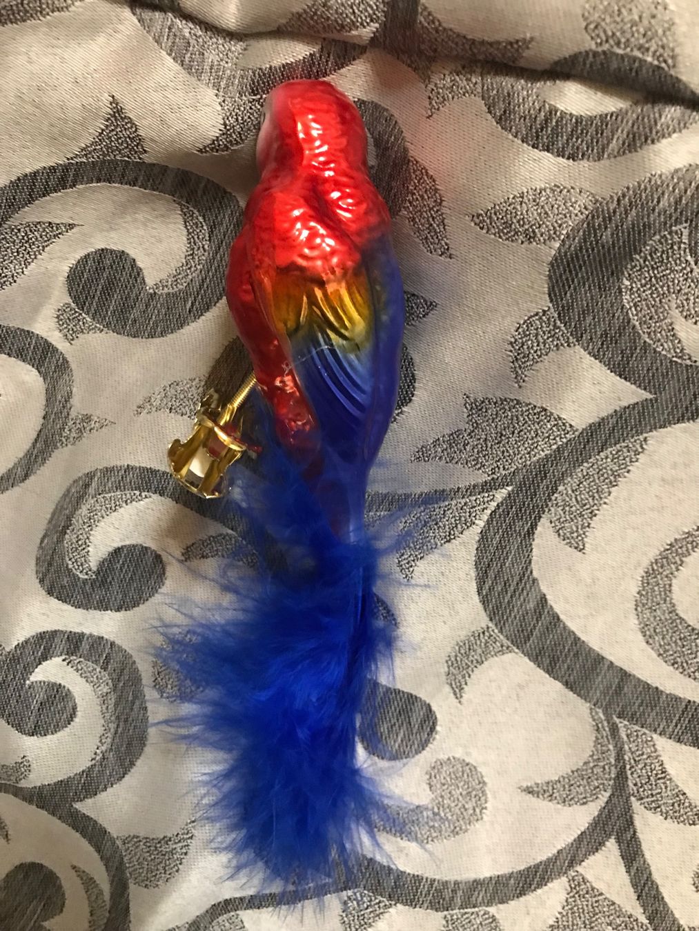 Toutes les décorations: Papagei  rot blau Vogel Christbaumschmuck – Neuf avec emballage d'origine à Alpnach Dorf par marvo 2