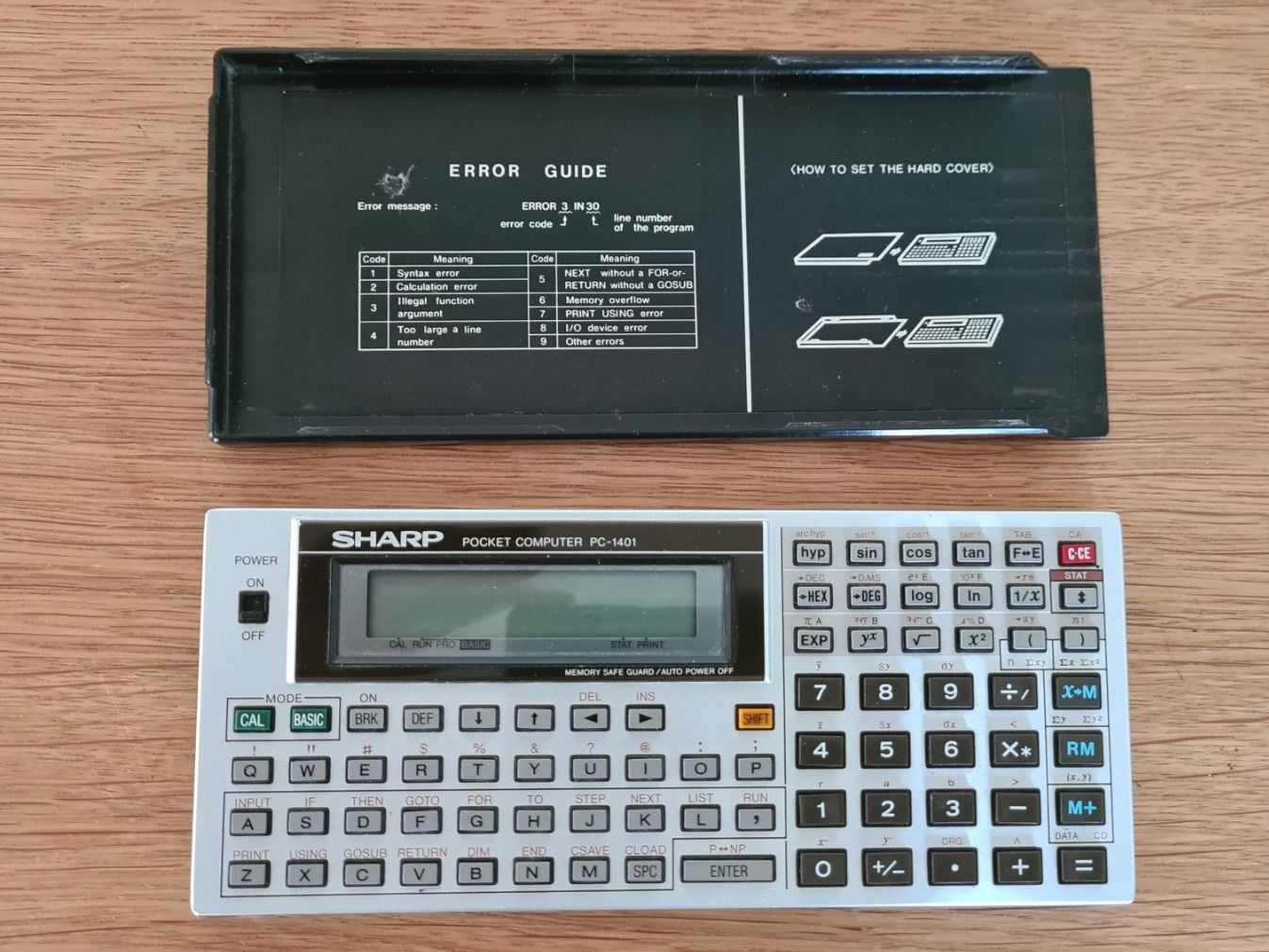 Sharp Taschenrechner: SHARP PC-1401 Financial Pocket Computer 1983 Made in Japan – Gebraucht aus Winterthur von