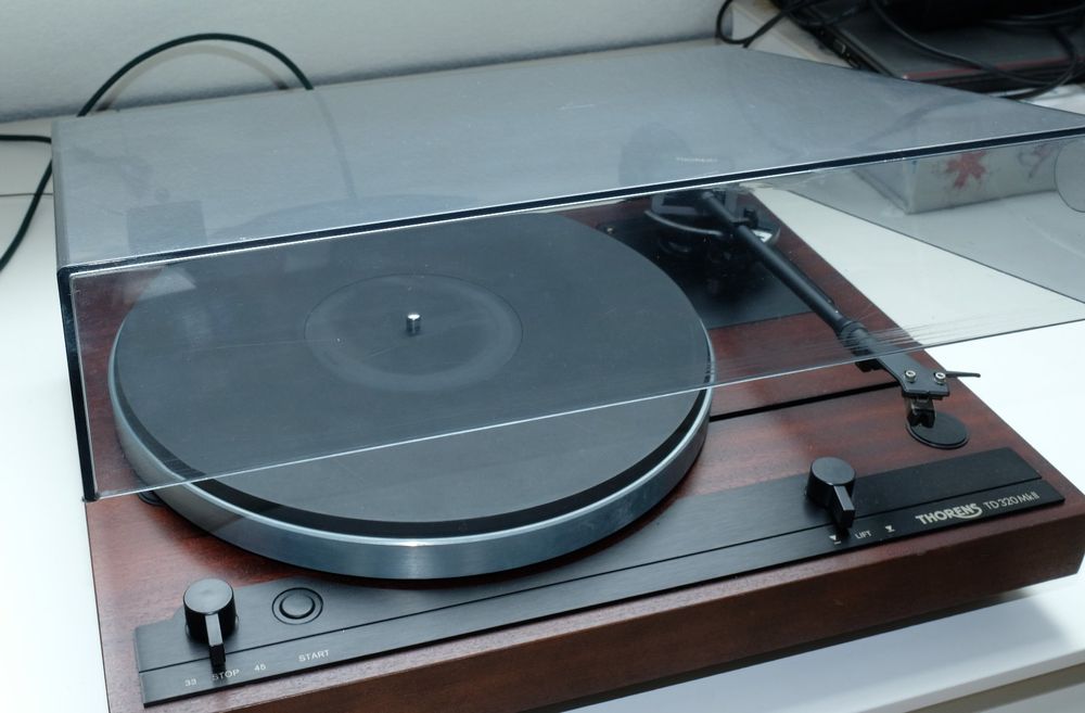 Lunar Plattenspieler-Riemen Für Thorens TD-321 / TD-320 MKIII – Gummi, Schwarz, 54,4 Cm