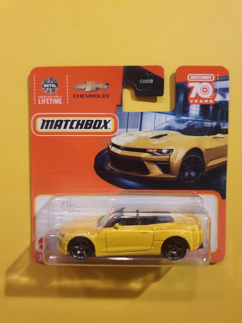 Matchbox Modellini d'auto: 2 x Matchbox '16 CHEVY CAMARO CONVERTIBLE – Nuovo e nell'imballaggio originale da Oftringen venduto da Rotor 3