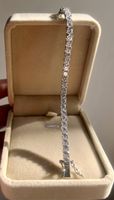 Silberarmband 925 mit Zirkonia 18cm.Marke:Alpen Silva
