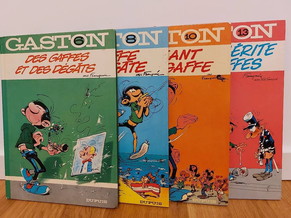 Fumetti: 4 BD's Gaston Lagaffe  – Usato da Martigny venduto da paquito60 2
