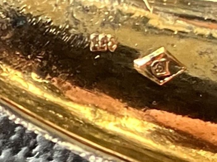 Spille & Fermagli: Broche vintage en Argent 800 dorée avec perle véritable – Usato da Peseux venduto da CharmeCommerce 5