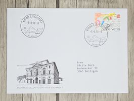 CL11 Enveloppe + Timbre Suisse 1998