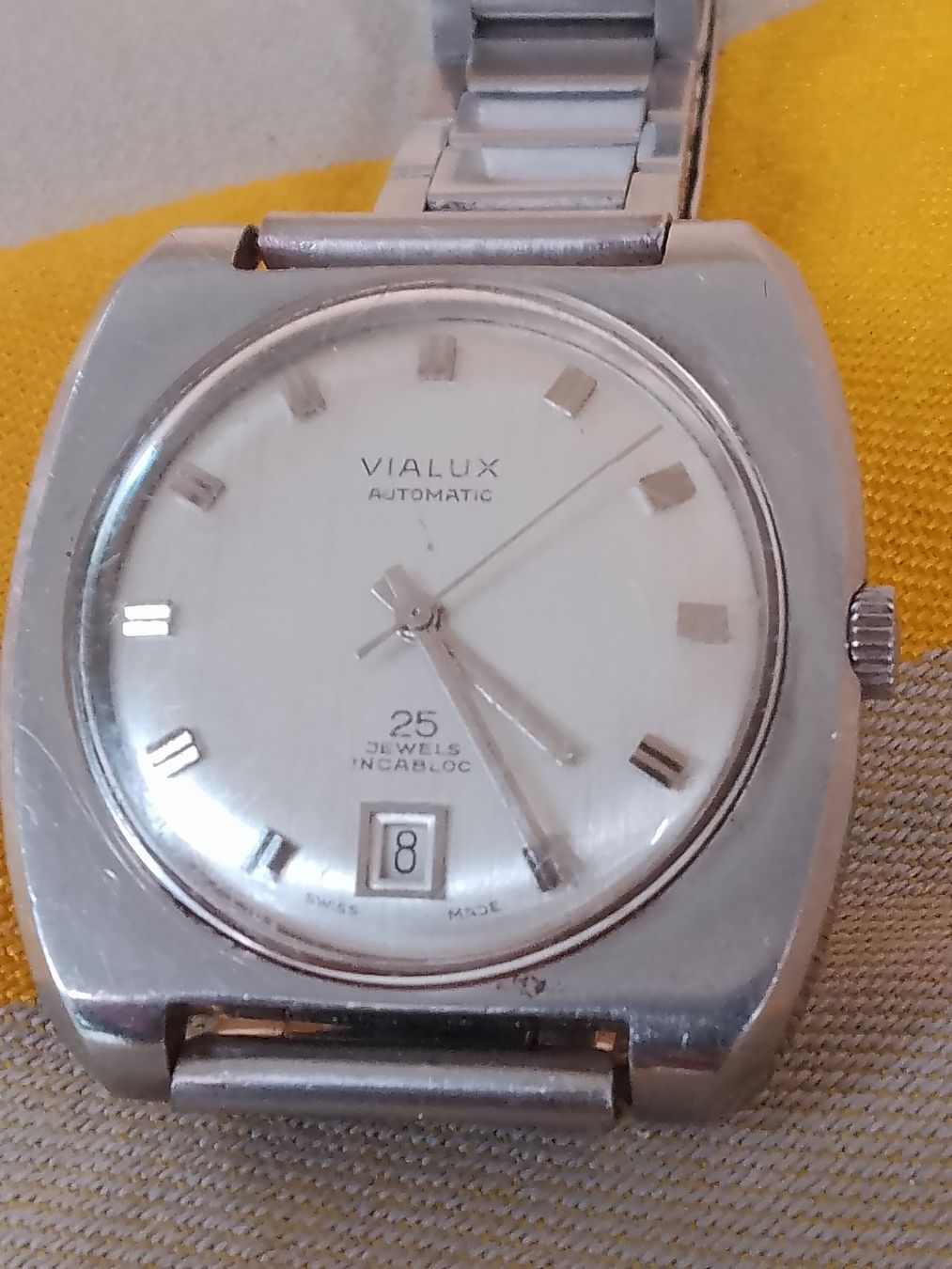 Swiss Orologi: Vialux Tv Automatic 38mm läuft Super  – Usato da Agno venduto da sam2608