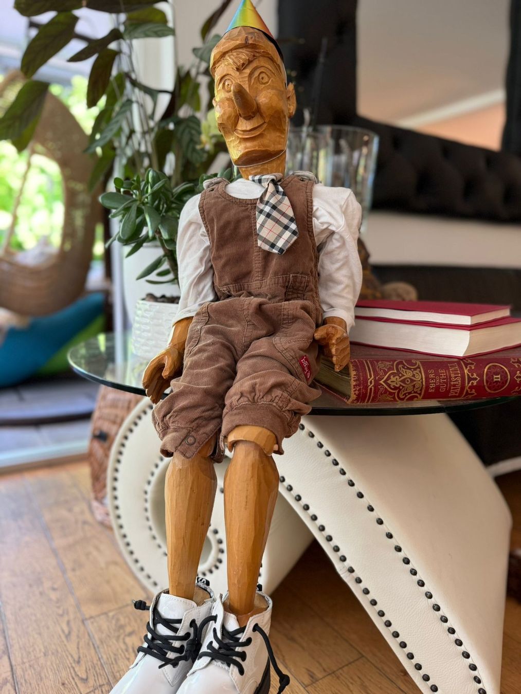 Statuette: Pinocchio - antike handgeschnitzte grosse Holzpuppe - TOP!!! – Usato da Vitznau venduto da maybach01