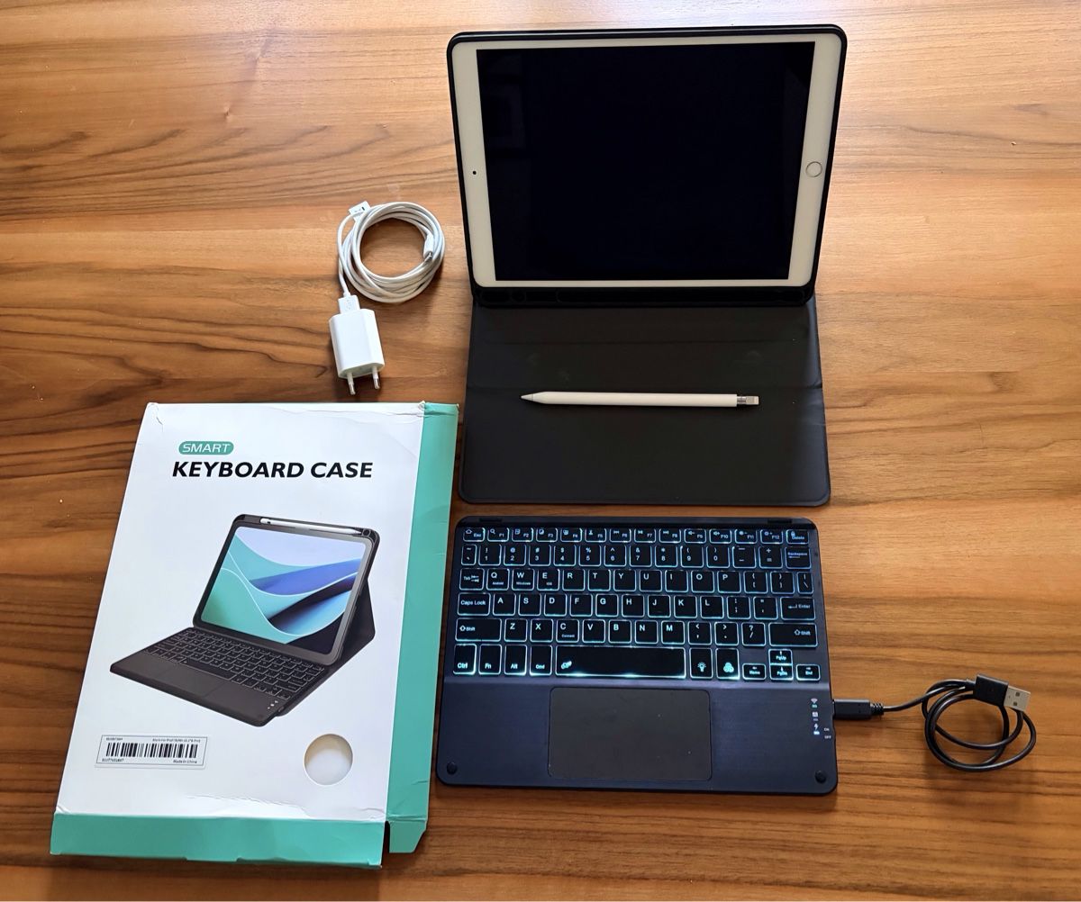 Apple Tablet PC: Ipad Pro 10.5 mit Keyboard Case - Apple Pencil, 1.Generation – Gebraucht aus Schlieren von robe46
