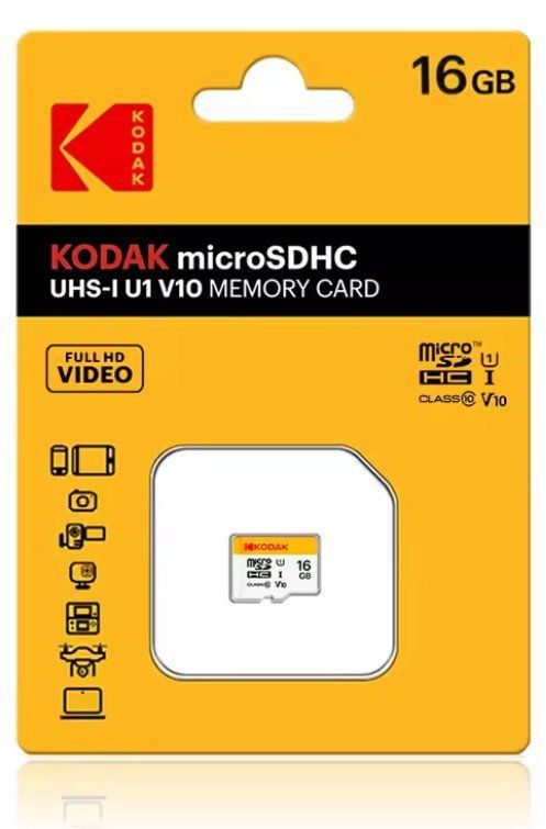 Schede di memoria: KODAK SD card microSD 16GB (NEU) – Nuovo e nell'imballaggio originale da Vufflens-la-Ville venduto da Diddix 2