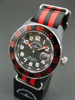 Neue, ungetragene Zeno Diver Look H3 – black&red + Garantie
