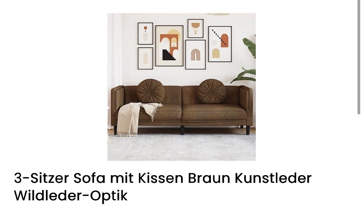Sofas: 3er Sofa – D'occasion à Oberentfelden par Sommertime04 2