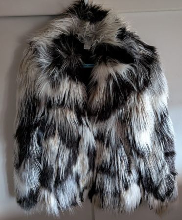 Veste imitation fourrure / Kunstpelz Jacke (taille 36)