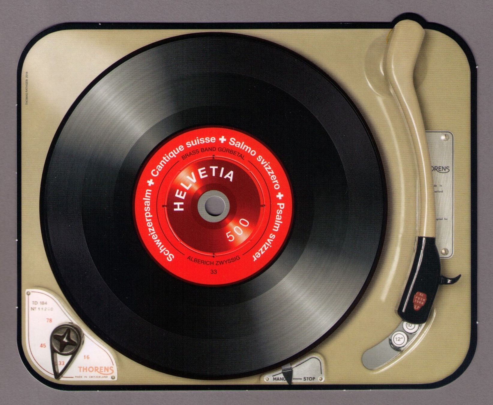 Tutti i francobolli: 2014_1524_SCHALLPLATTEN-BLOCK_Schweizerpsalm_ECHTE PLATTE !! – Nuovo (secondo la descrizione) da Marthalen venduto da Ch_quality