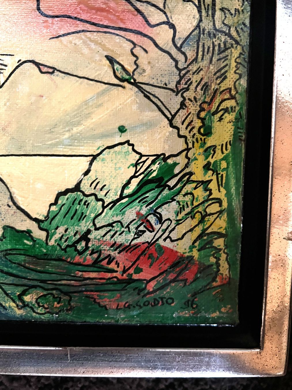 Dipinti: Tableau du gentil Godjo – Usato da Vétroz venduto da Chrisbad60 1