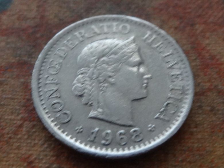 Tutti le monete: 10 Rp. 1968 – Usato da Romanel-sur-Lausanne venduto da Swift13