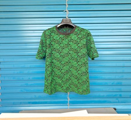 Top Dentelle Femme Vert Seven Sisters Été Chic