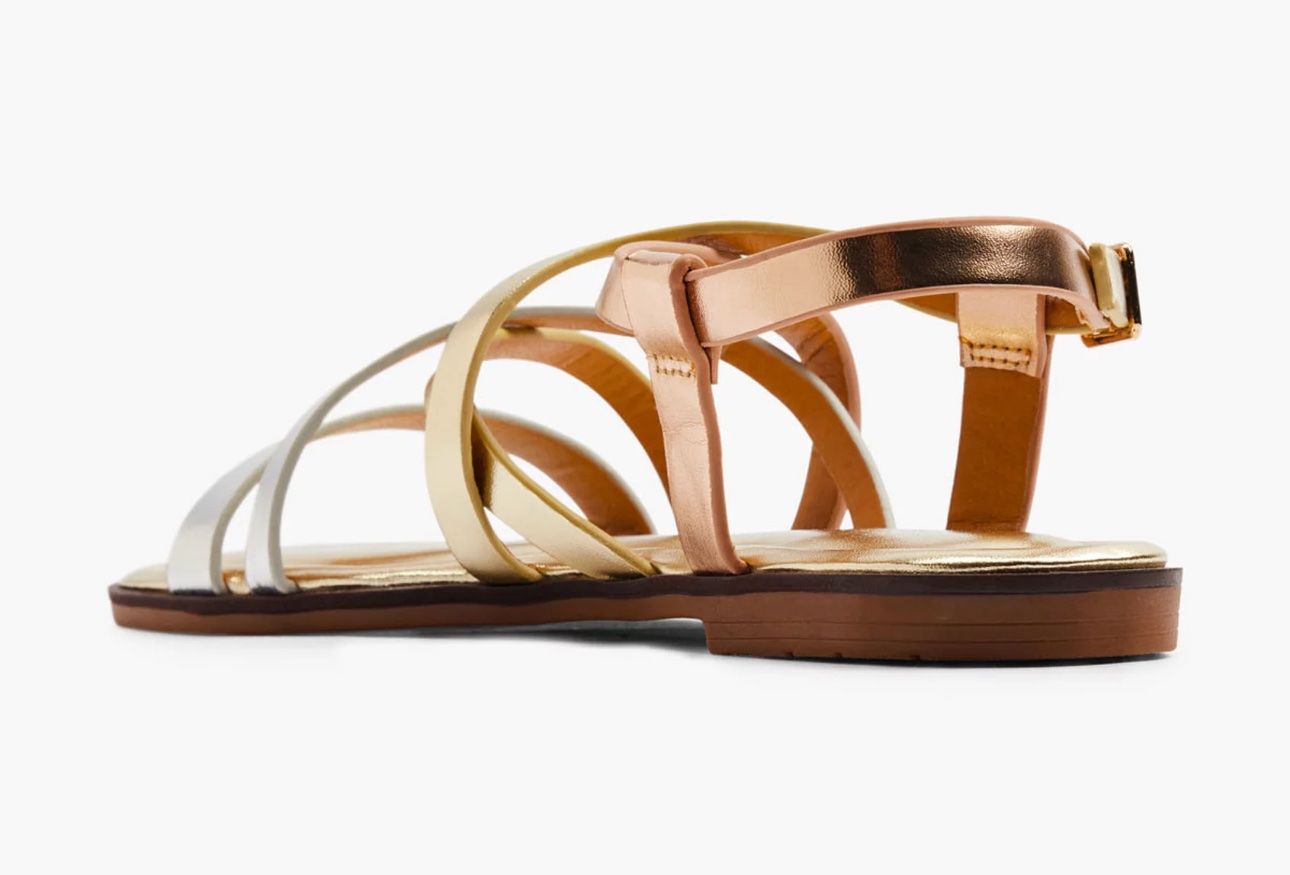 Dosenbach Damenschuhe: NEU Gr 39 Sandalen Gold Silber Bronze – Neu (gemäss Beschreibung) aus Rickenbach b. Wil von sunneschii_ 5