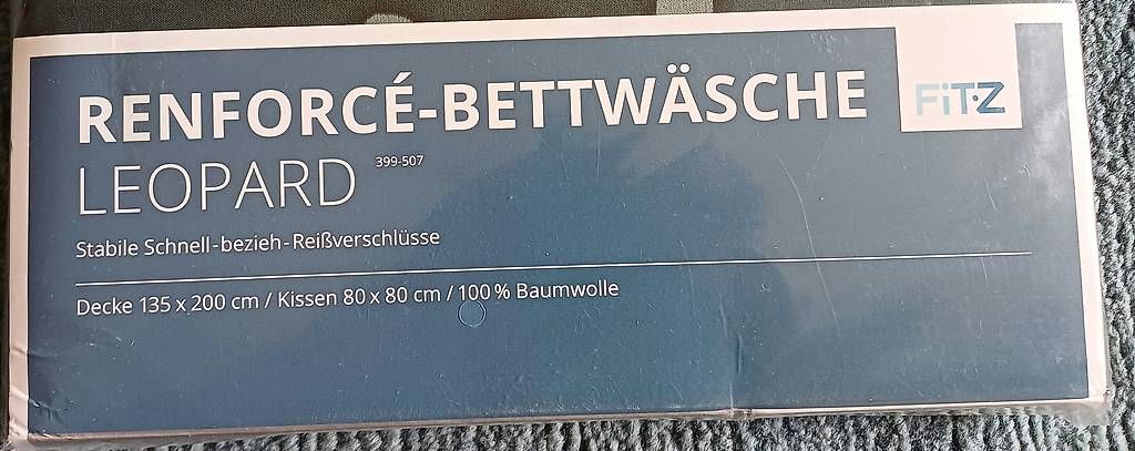Linge de lit: Bettwäsche Leopard  – D'occasion à Hallwil par Ursina83 1