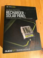 Solar-Ladegerät mit Powerbank und Akku's
