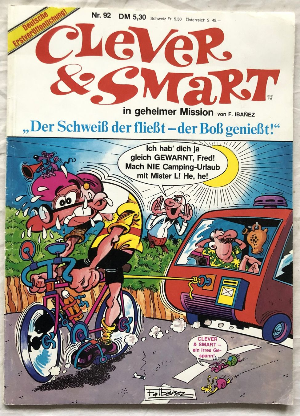 Fumetti: CLEVER & SMART - Nr.92 - 1.Auflage – Usato da Schaffhausen venduto da durruti