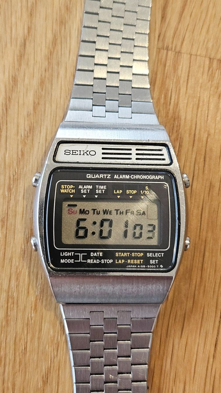 Seiko Orologi: SEIKO A 158-5000 Vintage Digital 1978 – Usato da Oberrohrdorf venduto da Mex01 9