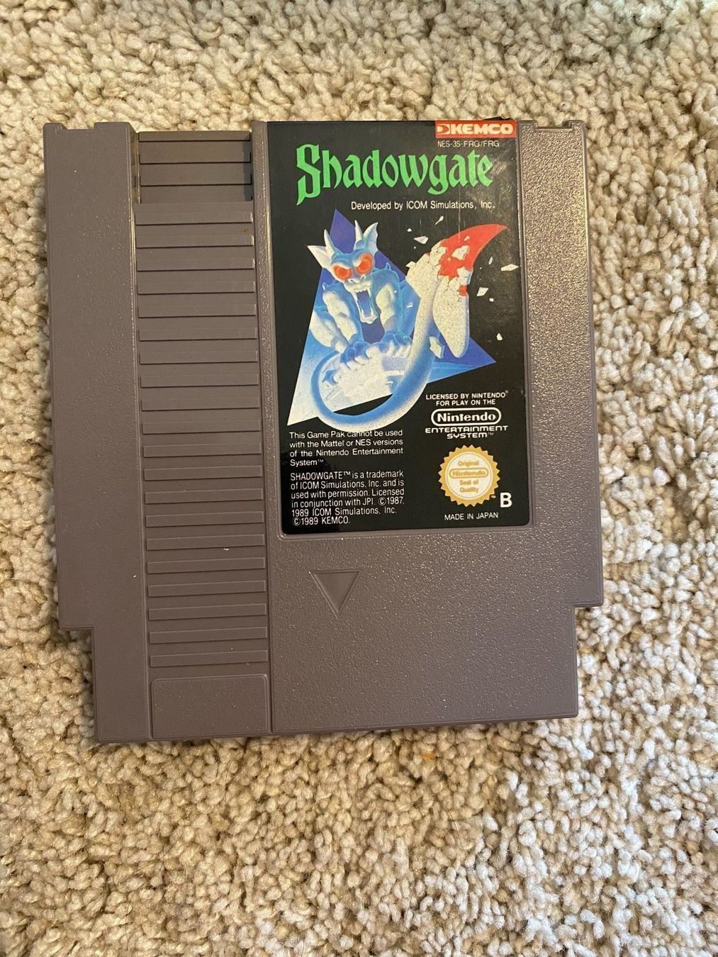 Nintendo Giochi: Shadowgate für Nintendo NES – Usato da Winkel venduto da RiMa95 1