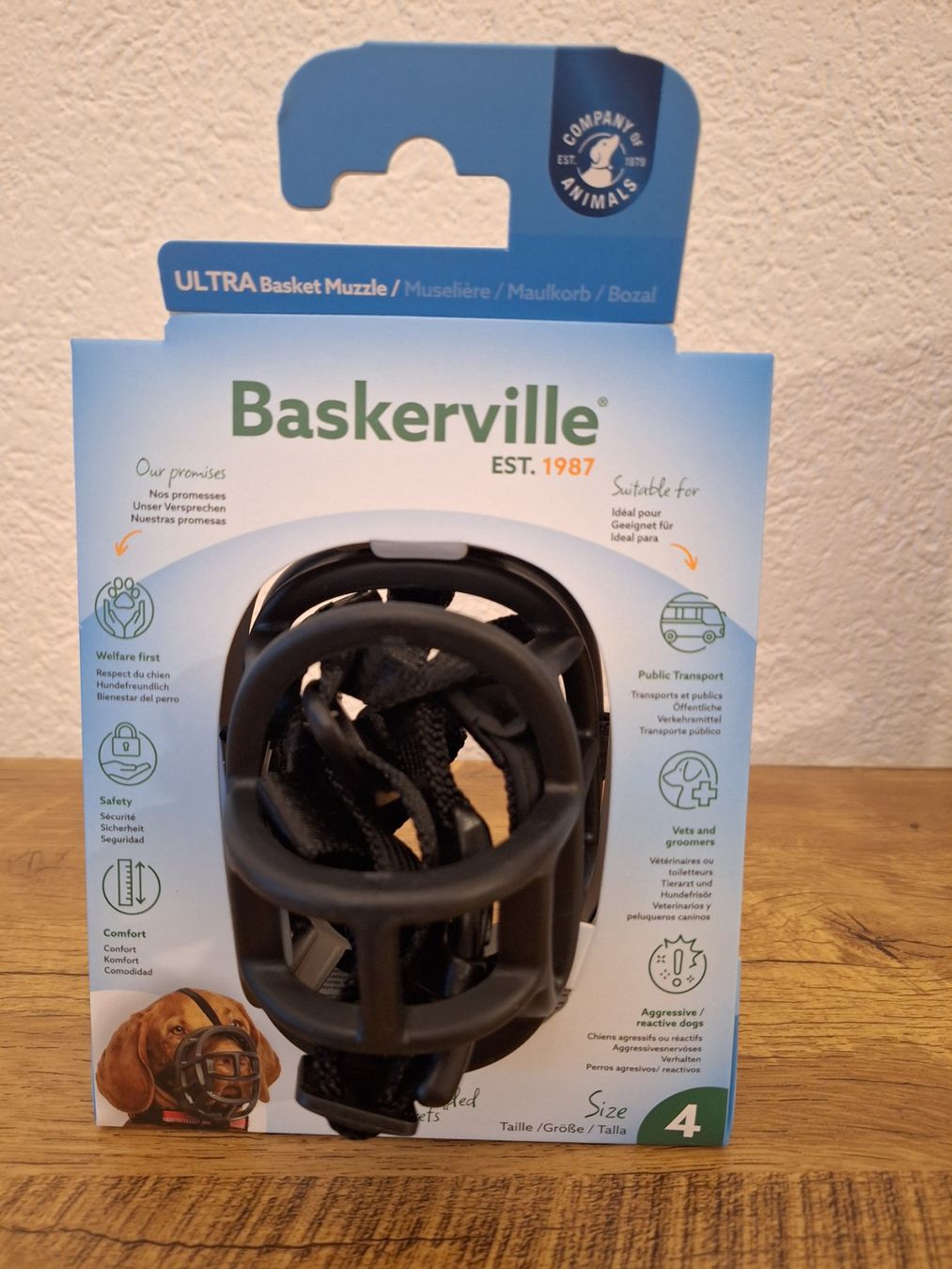 Guinzagli & Collari: Maulkorb Baskerville Ultra Gr.4 – Nuovo e nell'imballaggio originale da Schmerikon venduto da Mycheyenne