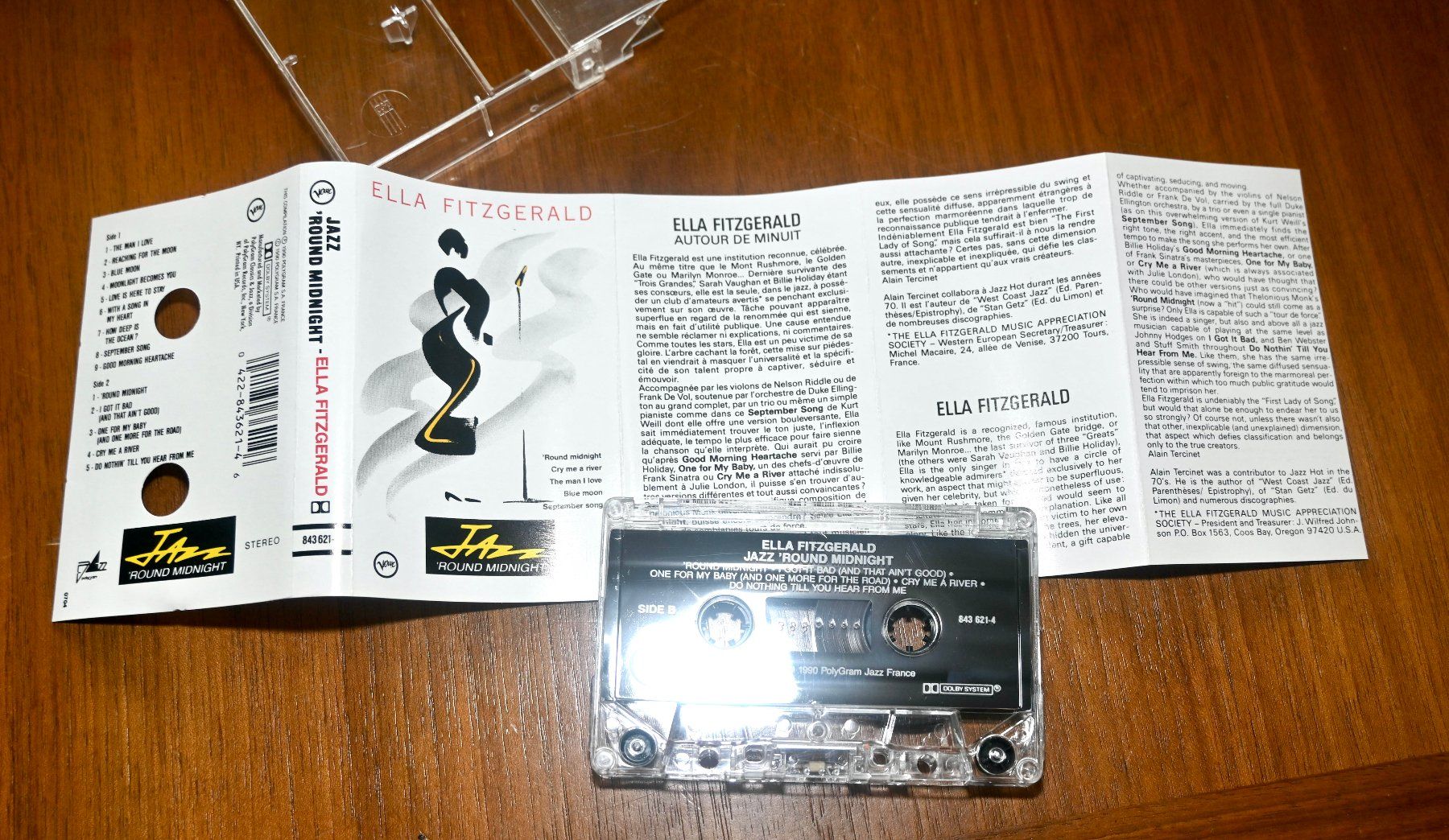 Musicassette: MC VERVE ELLA FITGERALD round about midnight – Usato da Pfaffhausen venduto da mono_rec