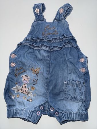 Salopette en jean bébé fille