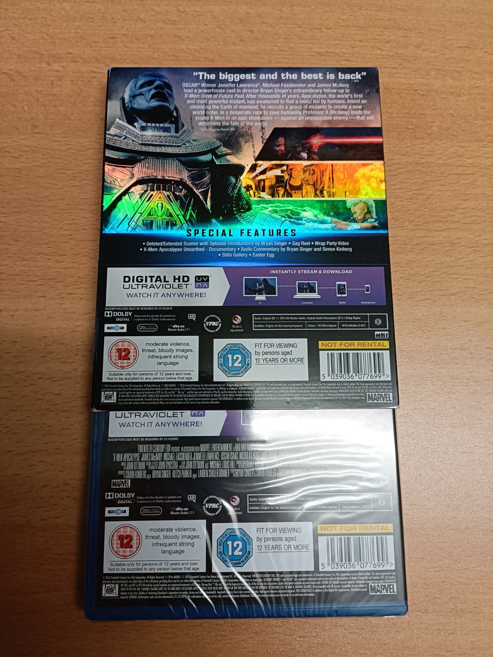 Tutti i DVDs: X-Men  -  Apocalypse  /  Bluray – Nuovo e nell'imballaggio originale da Köniz venduto da Movieportal007 1