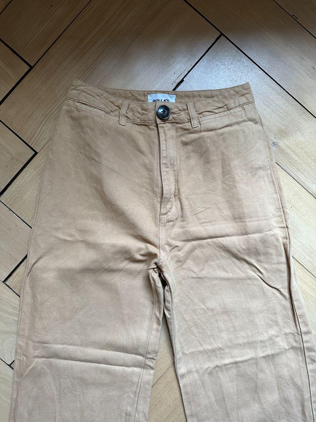 Jeans: ROLLA'S - Wide Leg Jeans hellbraun W26 – Usato da Zürich venduto da Diazaio 1
