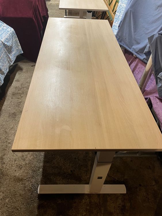 Scrivanie: Bürotisch Holz 200cm/80cm – Usato da Hallau venduto da mofaplus 2