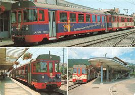 Sainte Croix (VD) – Regionaltriebwagen im Bahnhof